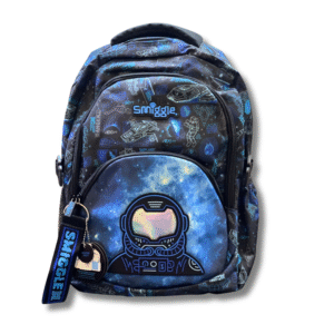 Smiggle Space Astronaut Glow Blue School Backpack (18-Inch) – Boys