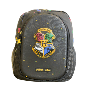 Harry Potter Hogwarts Crest Premium School Backpack (18-Inch) – Unisex