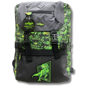 Smiggle Dino Tech Roar Boys School Backpack (18-Inch)