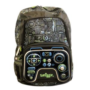 Smiggle Gamer Control Panel Black School Backpack (18-Inch) – Boys