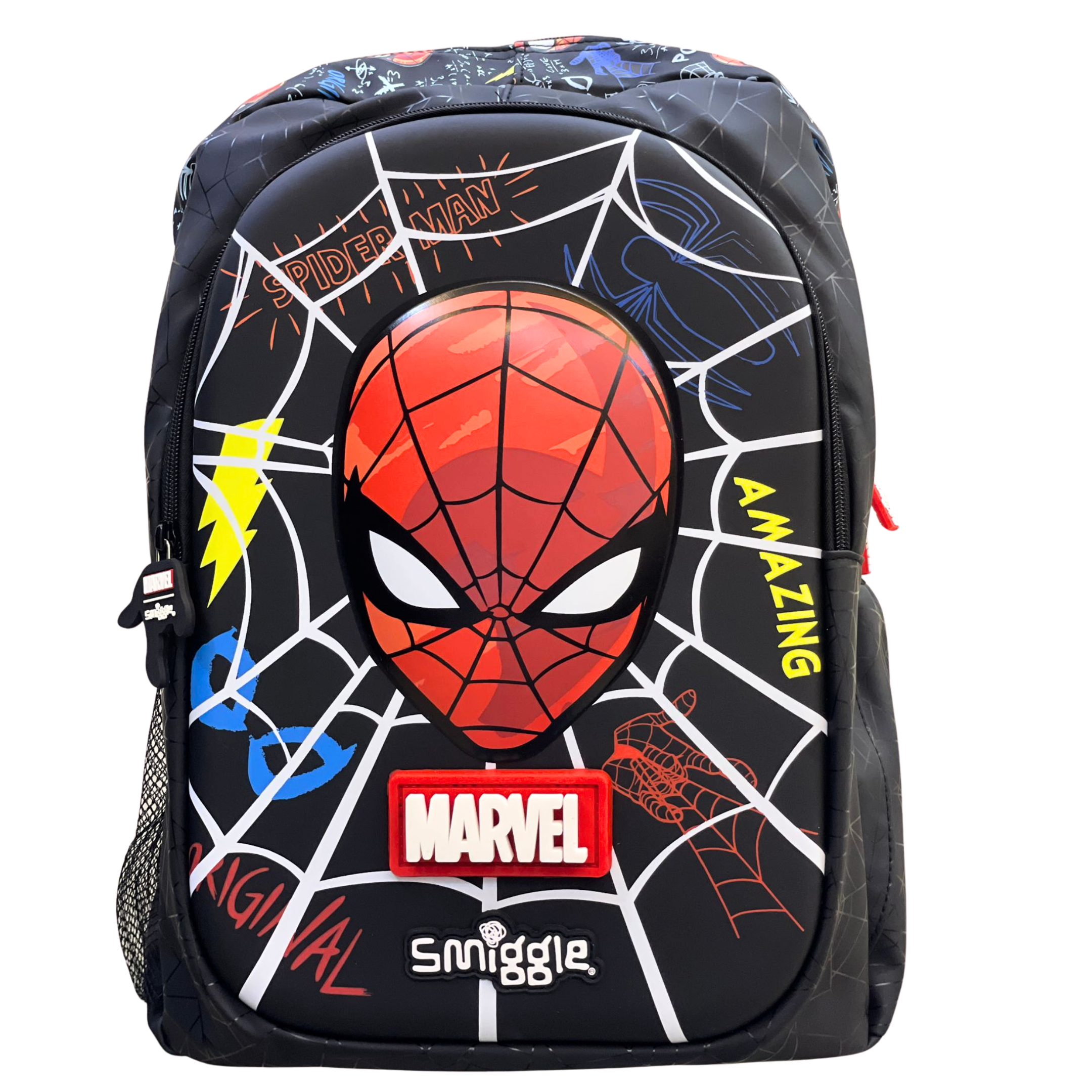 Smiggle Marvel Spiderman Hero Power 3D School Backpack (18-Inch) – Boys