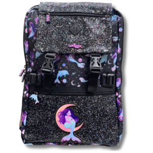 Smiggle Moonlight Mermaid Sparkle Girls School Backpack (18-Inch)