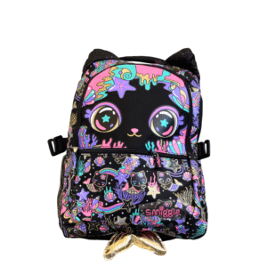 Smiggle Neon Cat Mermaid Glow School Backpack (18-Inch) – Girls