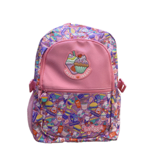 Smiggle Sweets & Treats Pink Snack Theme School Backpack (18-Inch) – Girls