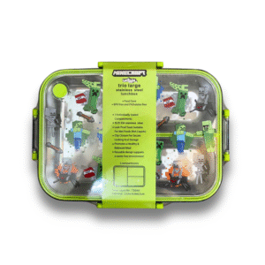 Minecraft Trio Large Stainless Steel Lunch Box – Smiggle Edition