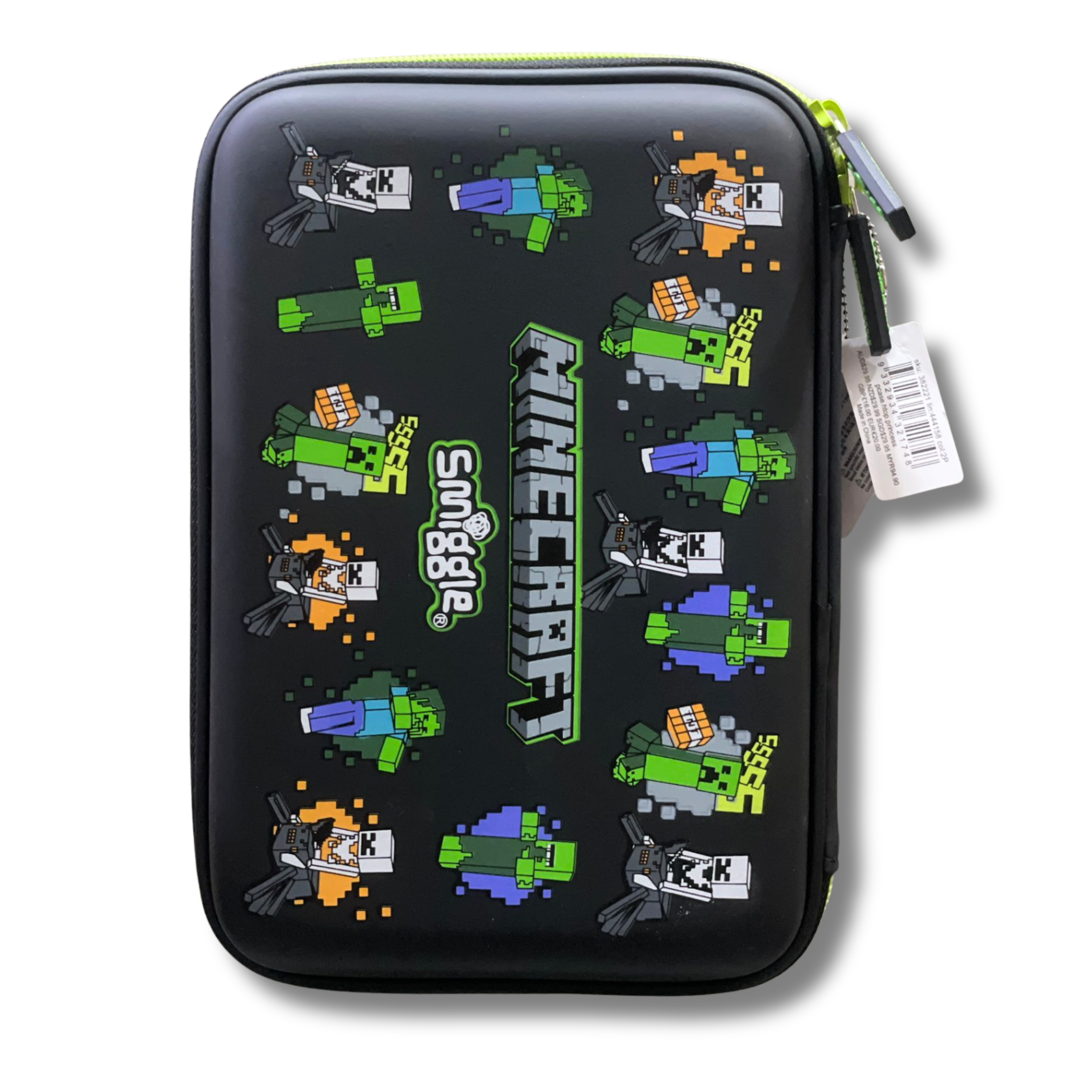 Smiggle Minecraft Creeper 3D Hardtop Pencil Case - Image 2