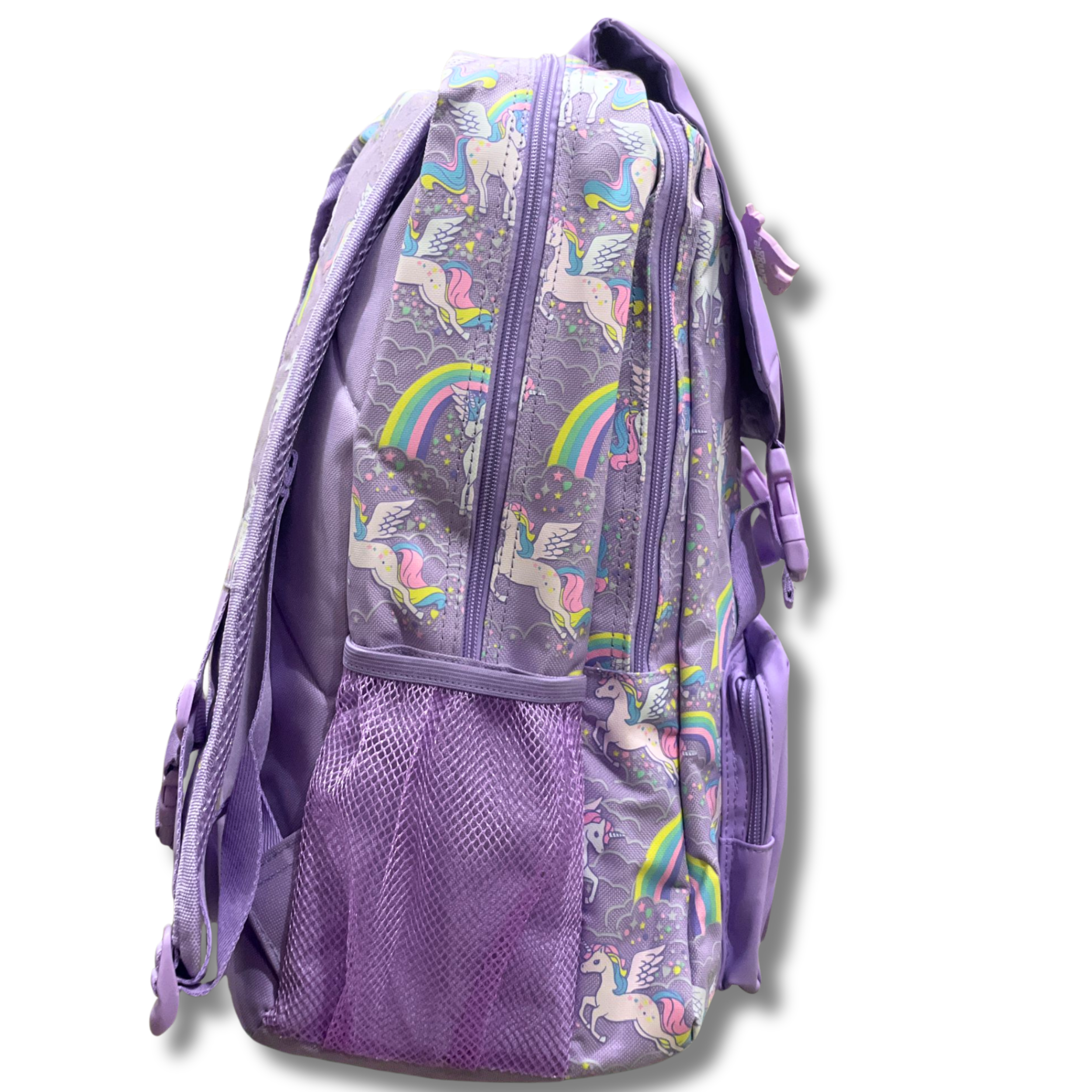 Smiggle Magical Unicorn Dreams Foldover School Backpack (18-Inch) - Image 3