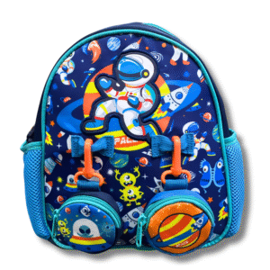 Vest 11" Space Explorer Mini Backpack – Astronaut Design | Playgroup & Toddlers