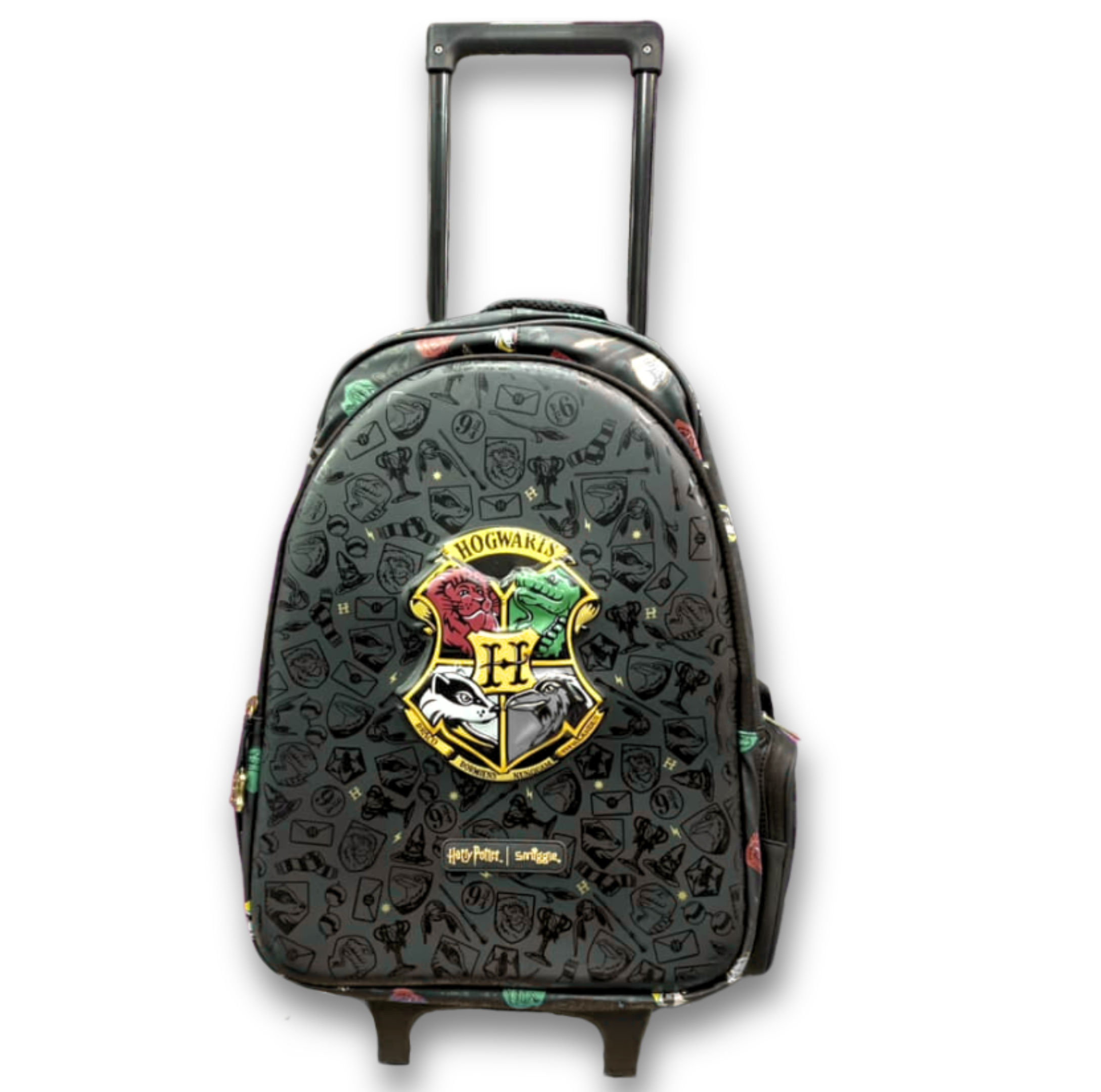 Original Smiggle Harry Potter Hogwarts Trolley Bag – 20 Inch | Grade 1–5 School & Travel Rolling Backpack