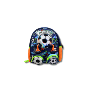 Vest 11" Football Goal Mini Backpack – Sporty Round Pockets | Playgroup & Toddler