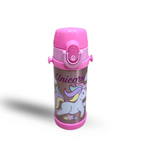 Unicorn Stainless Metal Water Bottle – 350ml (Kids)