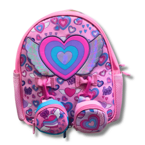 Vest 11" Heart Wings Mini Backpack – Cute Round Pockets | Playgroup & Toddlers