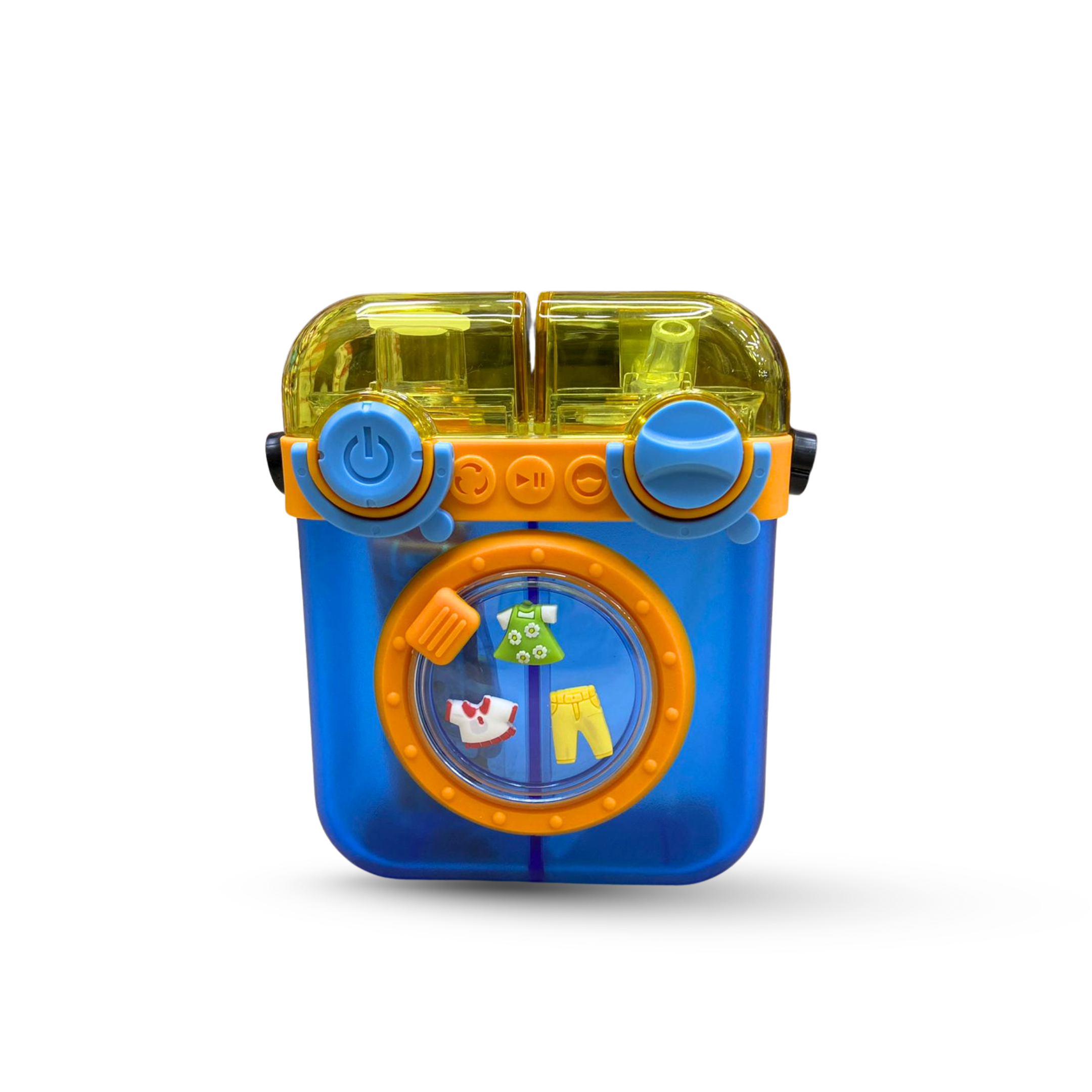 Dual Compartment Sports Water Bottle – 600ml | Multi-Color Variants