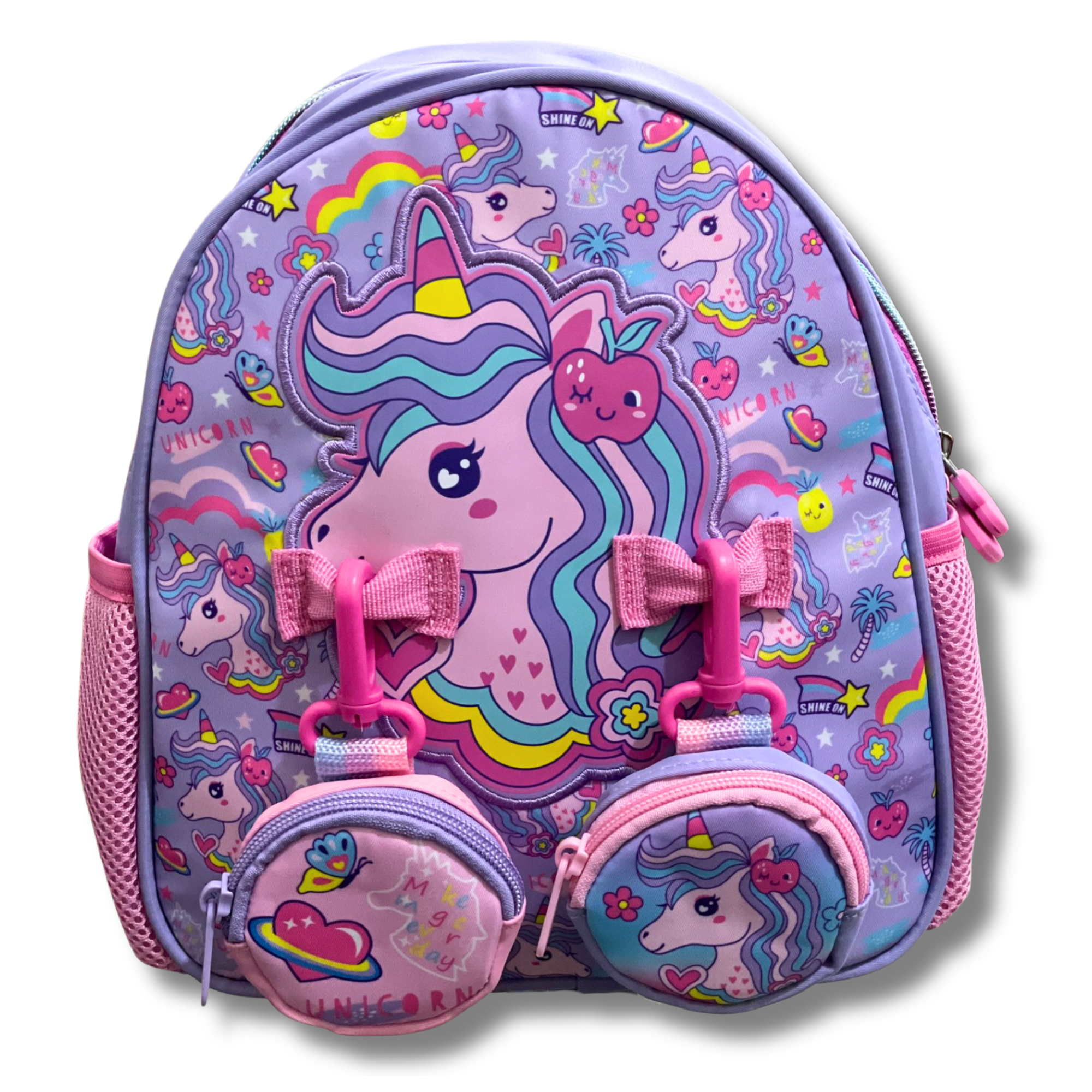 Vest 11" Mini Unicorn Backpack – Cute Round Pockets | Playgroup & Toddlers