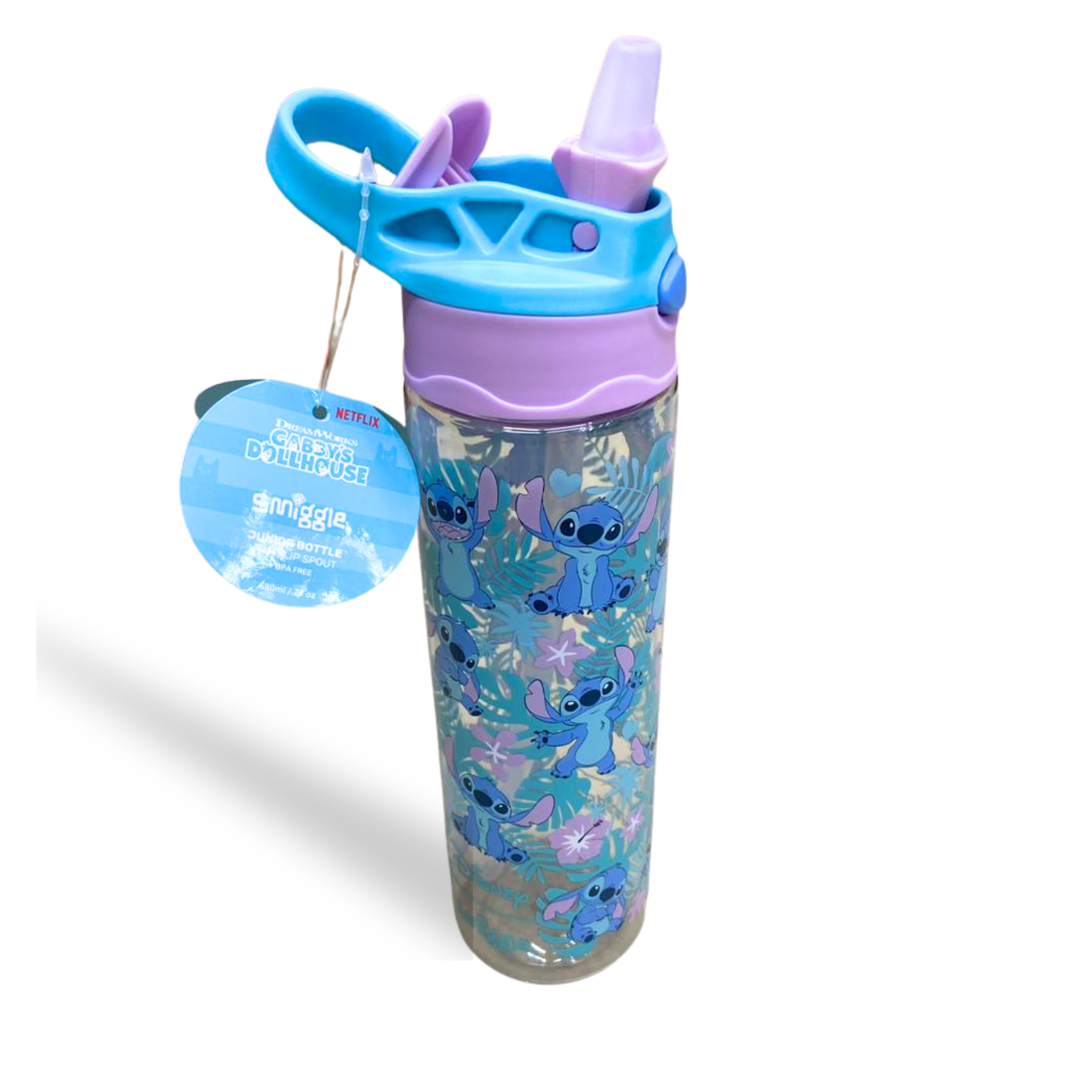 Stitch BPA-Free Kids Sipper Water Bottle β 680ml