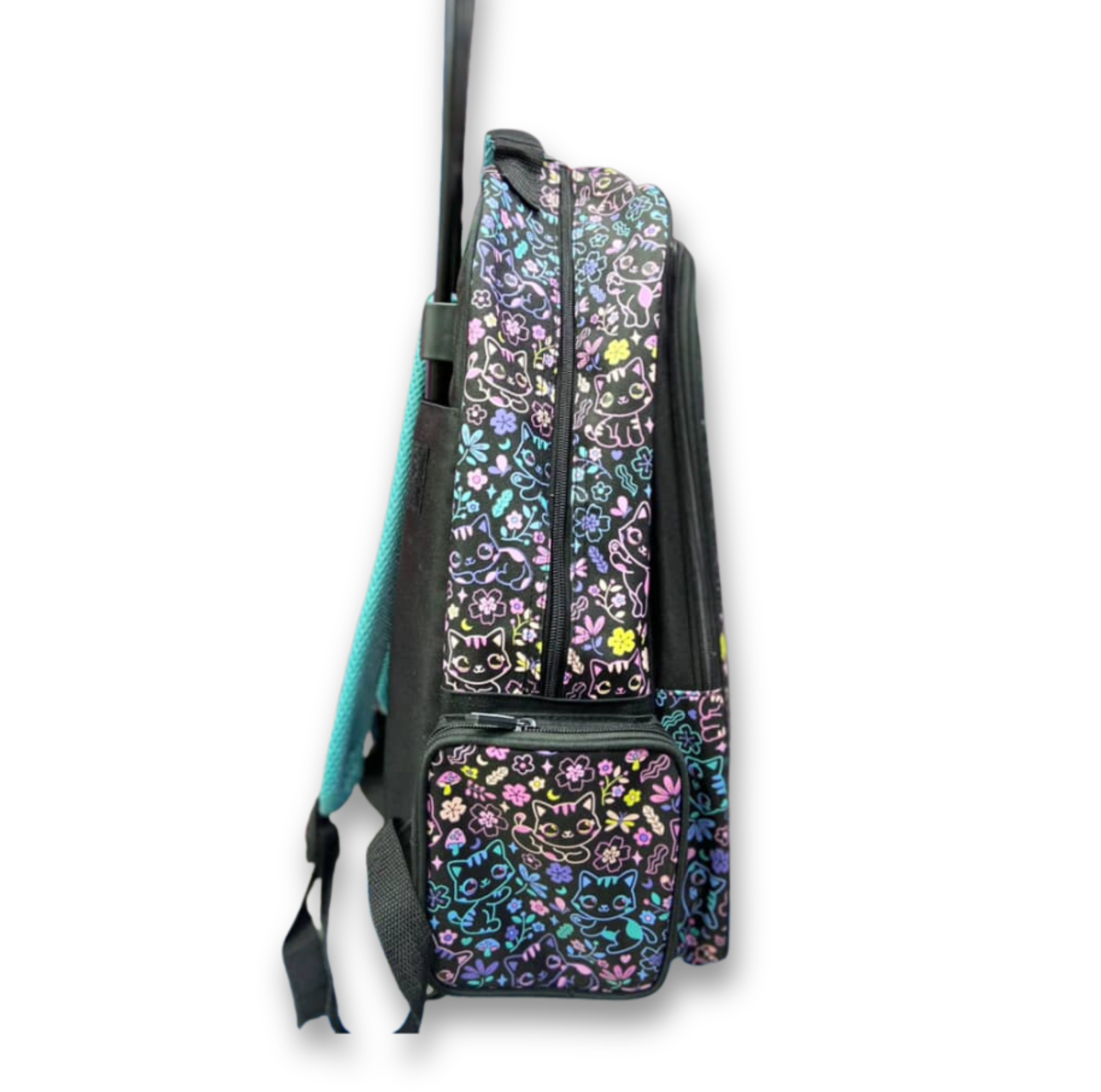 Original Smiggle Glitter Kitty Trolley Bag – 20 Inch | Grade 1–5 School & Travel Rolling Backpack - Image 3