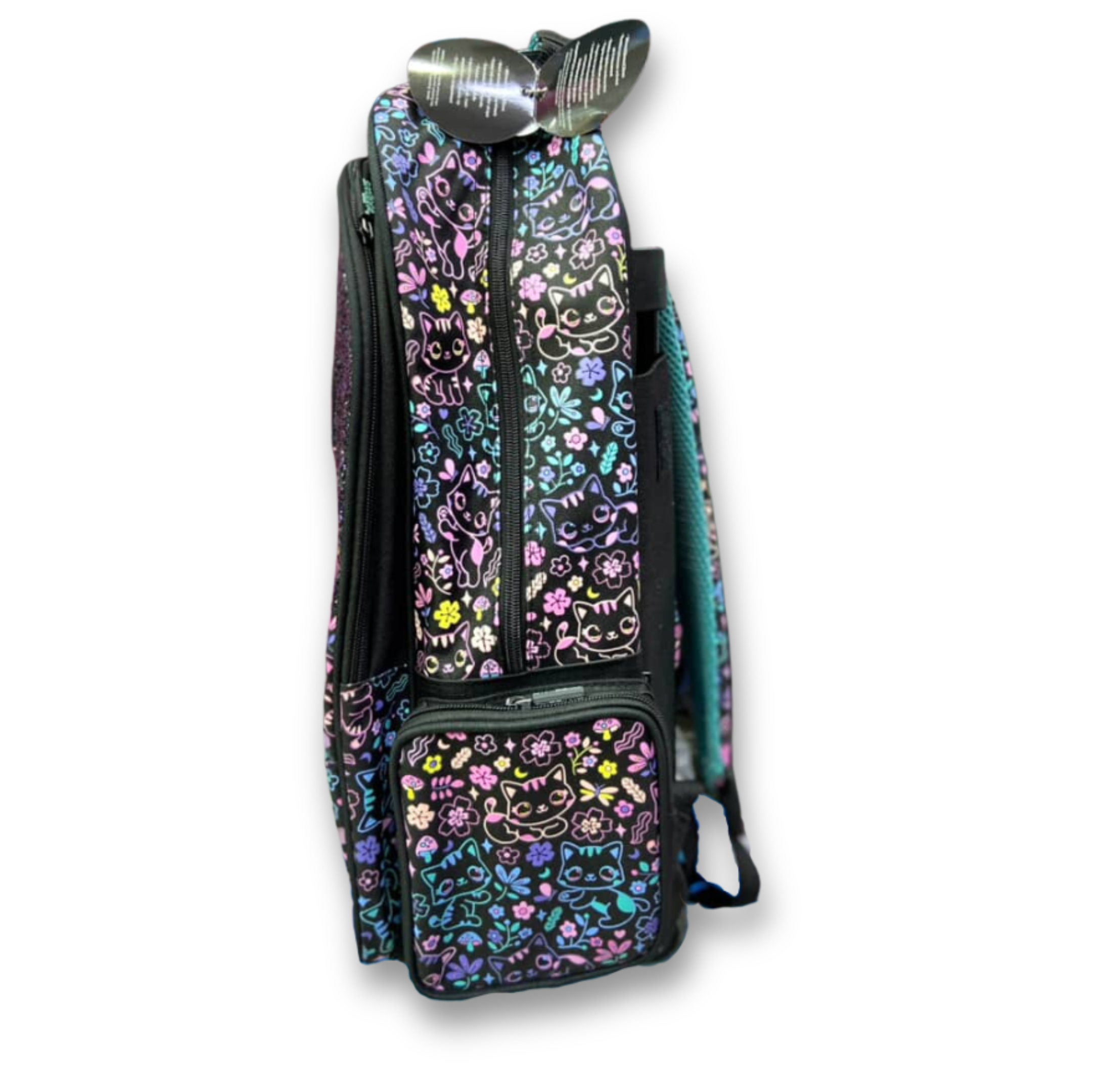 Original Smiggle Glitter Kitty Trolley Bag – 20 Inch | Grade 1–5 School & Travel Rolling Backpack - Image 4